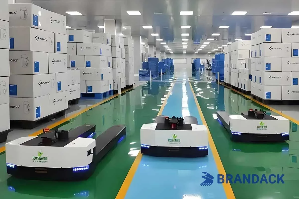 AGV ハンドリング ロボット 02 - 倉庫技術イノベーション